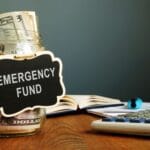 Emergency fund savings plan with budgeting, money management, and financial security concepts.