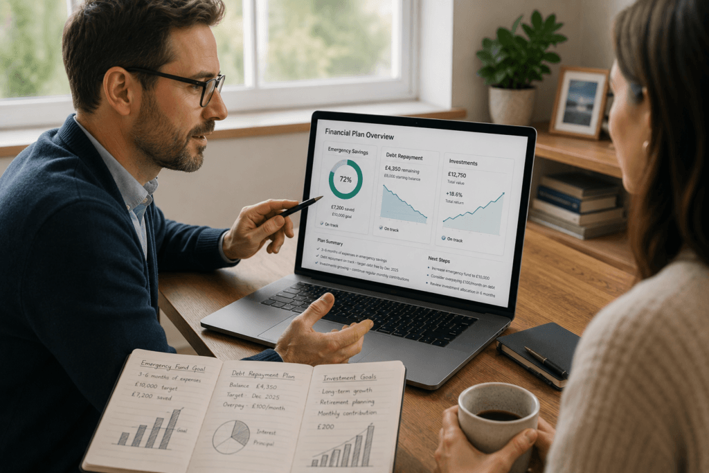 Building an emergency fund alongside debt repayment and investing strategy